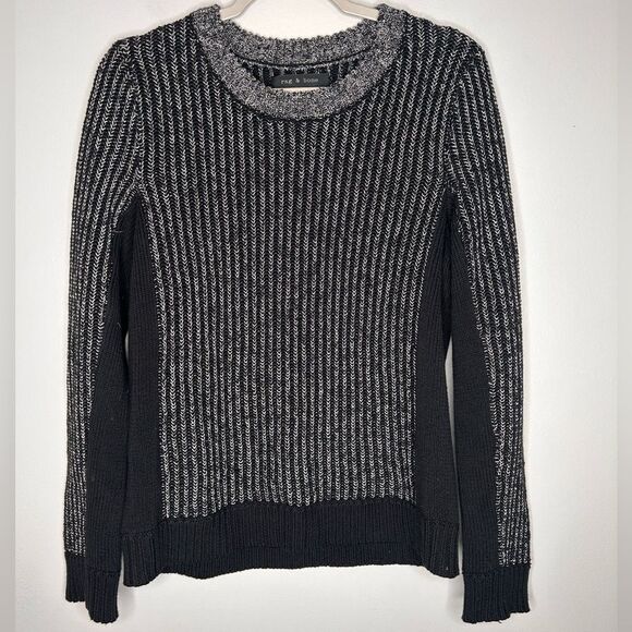 Rag & Bone Ribbed Marled Sweater - Picture 1 of 3